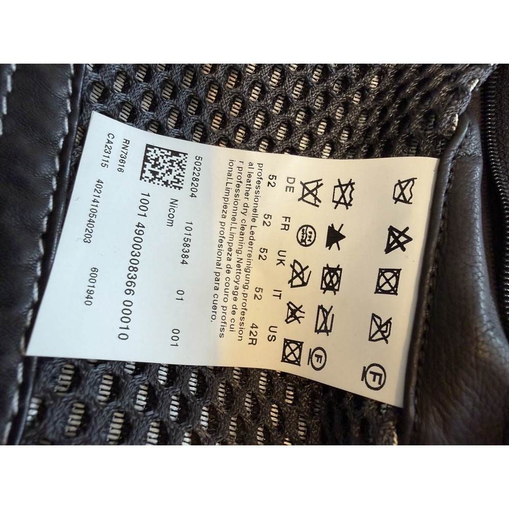 Hugo Boss - McLaren Limited Edition Aniline Leather Jacket Size‎ 42R - Picture 8 of 16